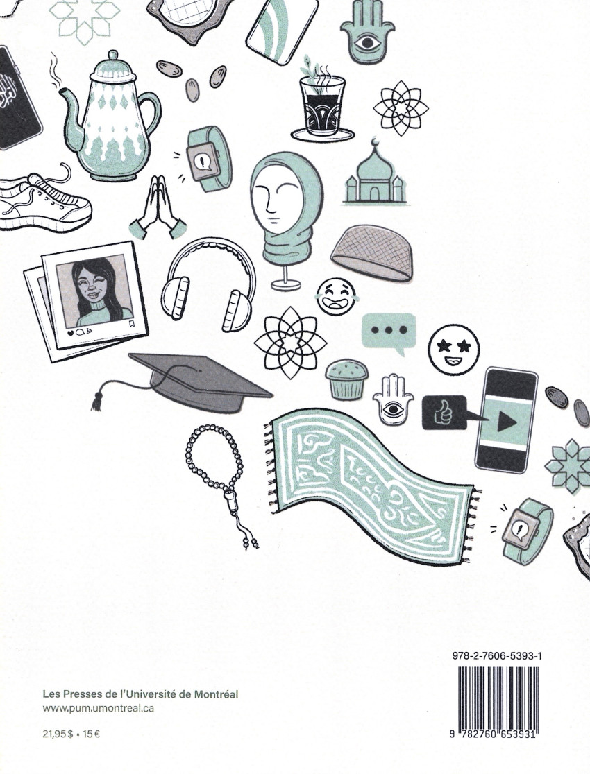 Verso de l'album Jeunes & Musulmans En 5 histoires