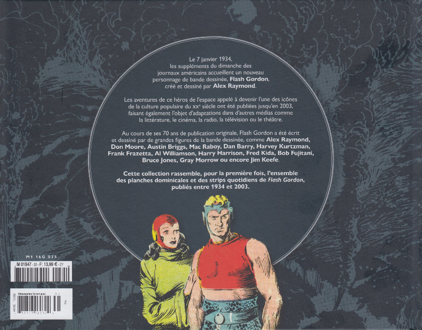 Verso de l'album Flash Gordon Tome 35 1954-1955