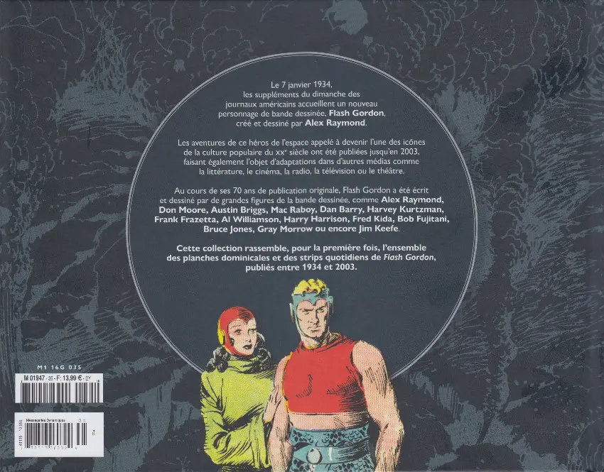 Verso de l'album Flash Gordon Tome 35 1954-1955