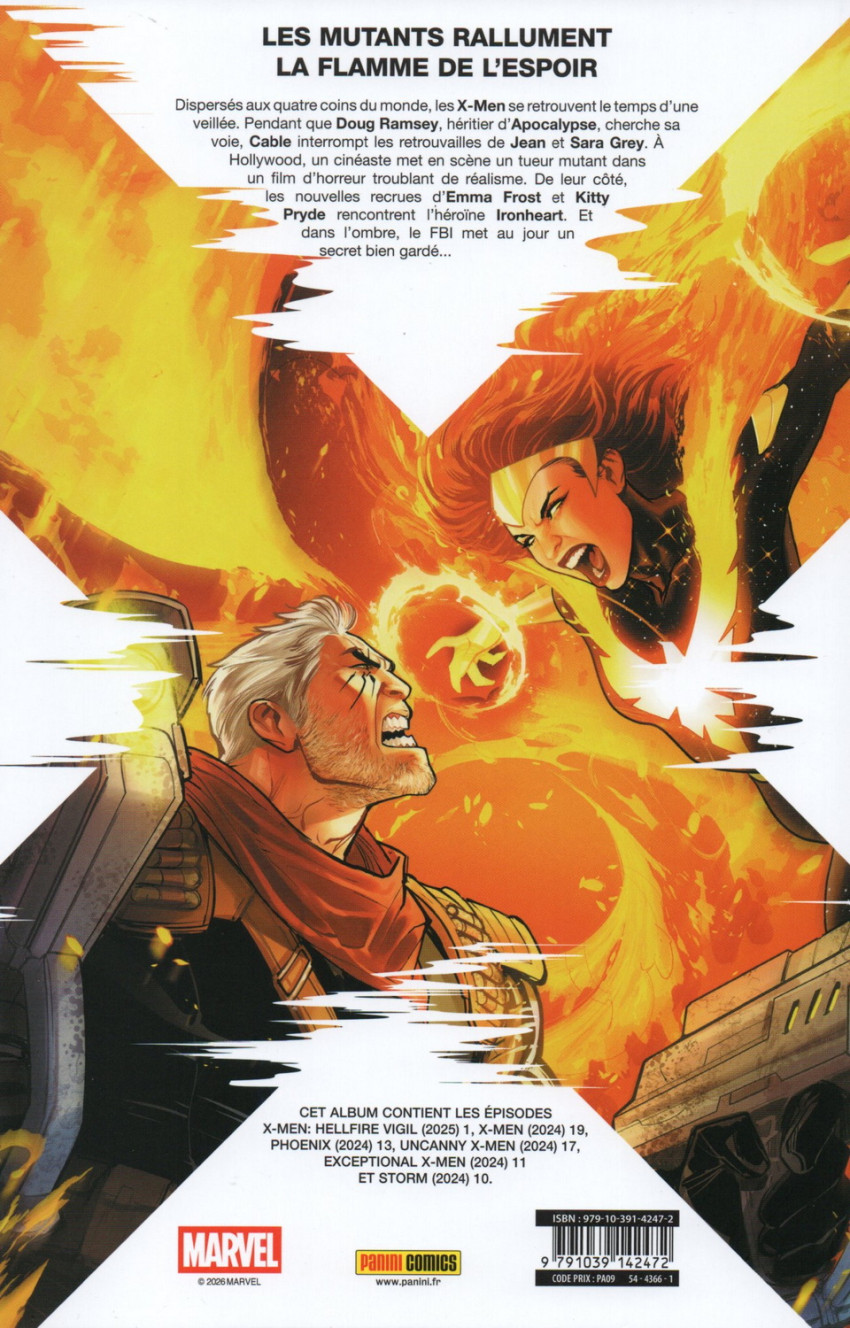 Verso de l'album X-Men 26