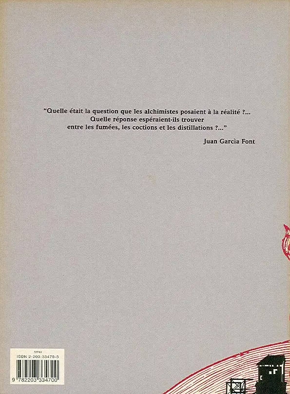 Verso de l'album La Couronne en papier doré