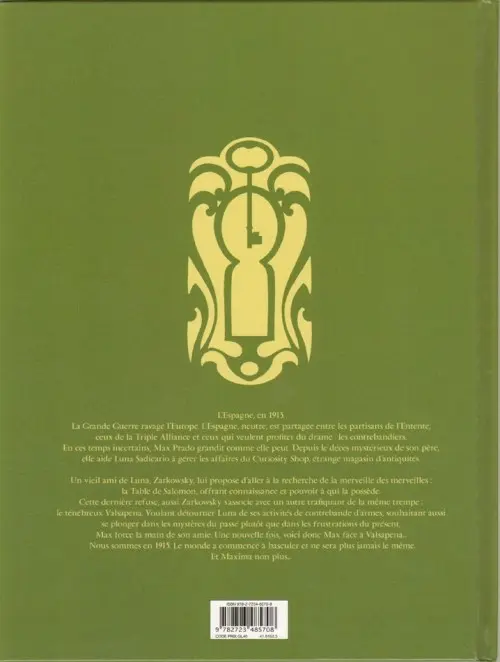 Verso de l'album Curiosity Shop 2 1915 - Au-dessus de la mêlée