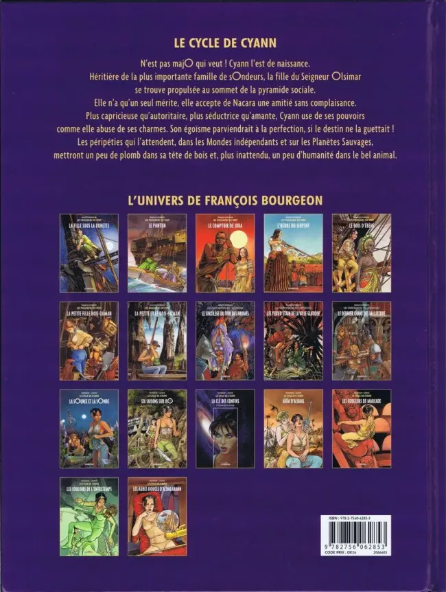 Verso de l'album Le Cycle de Cyann Tome 6 Les aubes douces d'Aldalarann