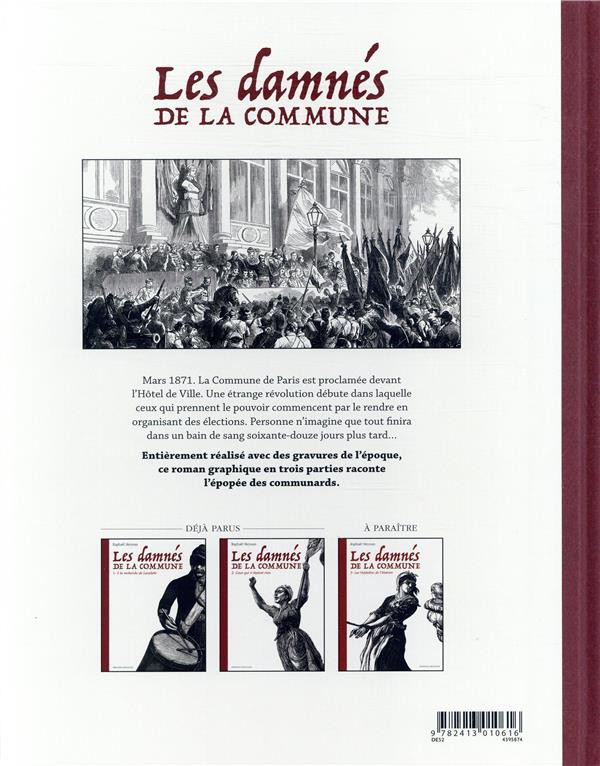 Verso de l'album Les damnés de la Commune Tome 2 Ceux qui n'étaient rien