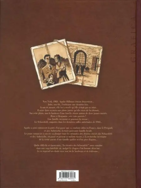 Verso de l'album Le Dernier des Schoenfeld Tome 2 L'amour de Fanny