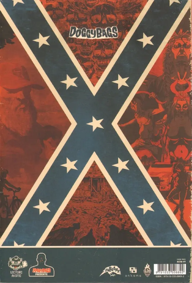 Verso de l'album Doggybags présente Tome 3 Beware of rednecks