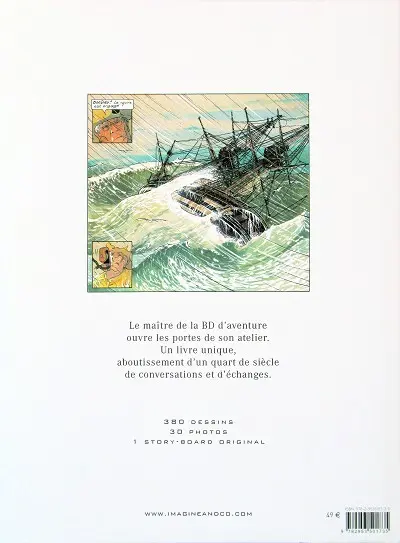Verso de l'album Bourgeon