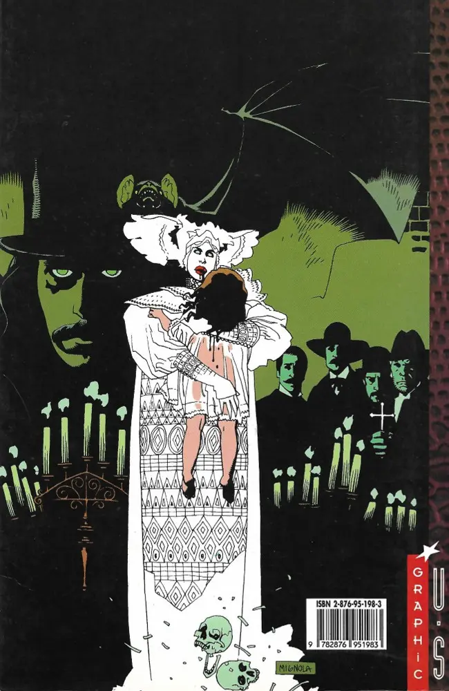Verso de l'album Dracula