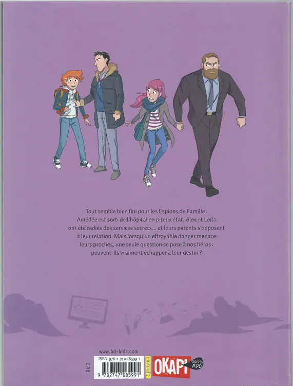 Verso de l'album Espions de Famille Tome 6 Pater Monster