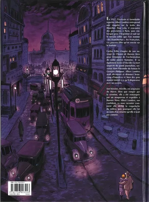 Verso de l'album La Française Tome 1 Mireille
