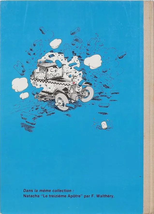 Verso de l'album Gaston Gaffes en grand