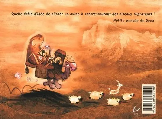 Verso de l'album Genz Gys Khan au pays du vent Tome 5 Tombés du ciel
