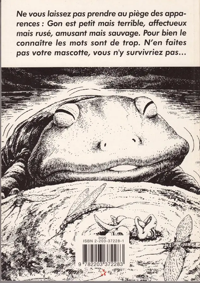 Verso de l'album Gon 5