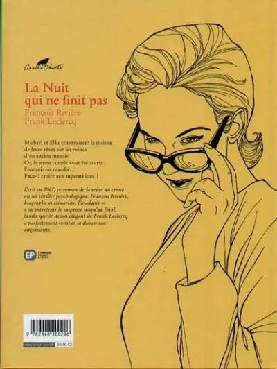 Verso de l'album Agatha Christie Tome 6 La Nuit qui ne finit pas