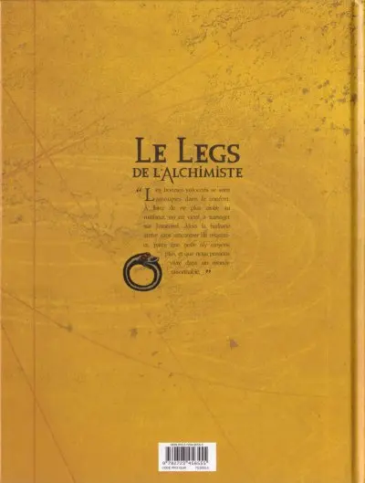 Verso de l'album Le Legs de l'alchimiste Tome 5 Anna & Zaccharia