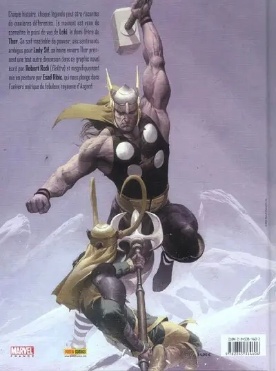 Verso de l'album Loki