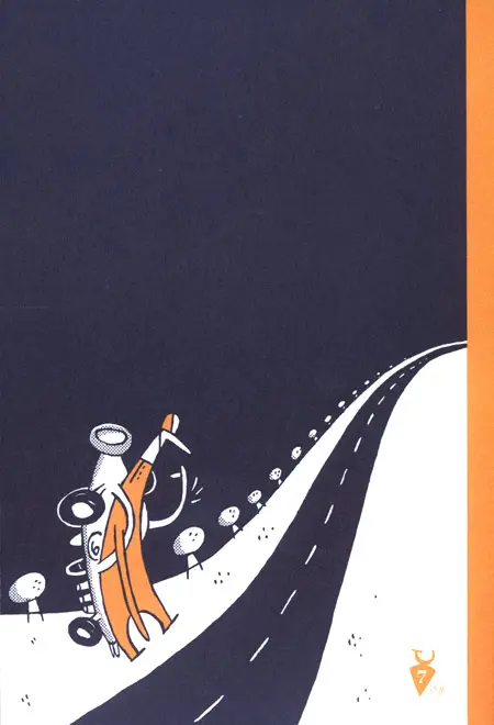 Verso de l'album Lone racer