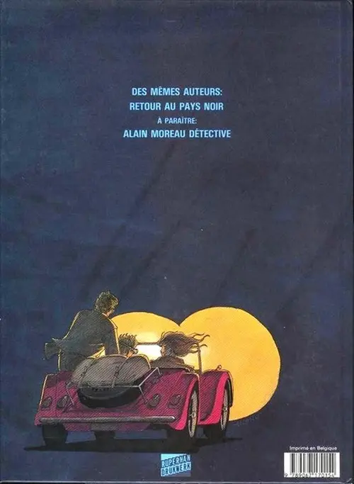 Verso de l'album Alain Moreau Tome 1 La nuit du bouc