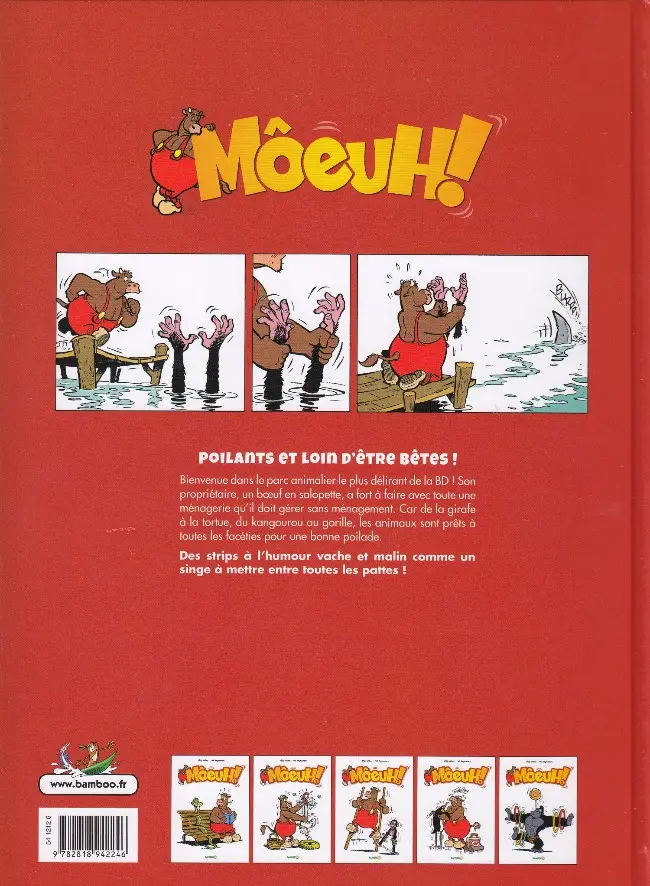 Verso de l'album Môeuh ! Tome 3