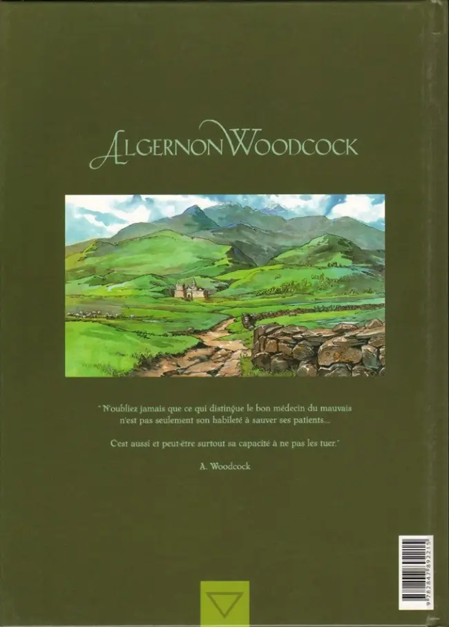 Verso de l'album Algernon Woodcock Tome 3 Sept cœurs d'Arran - Première partie