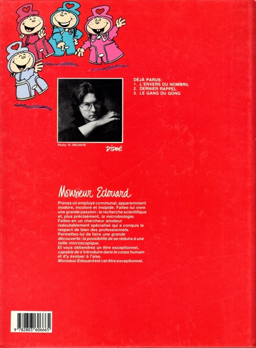 Verso de l'album Monsieur Edouard Tome 3 Le gang du gong