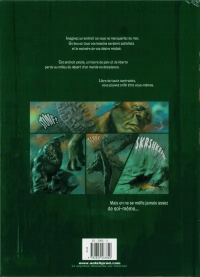 Verso de l'album One shot