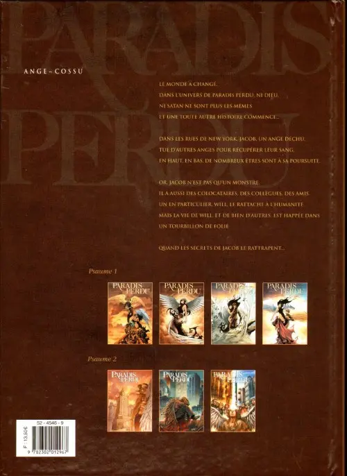 Verso de l'album Paradis perdu - Psaume 2 3 Au Sud d'Eden