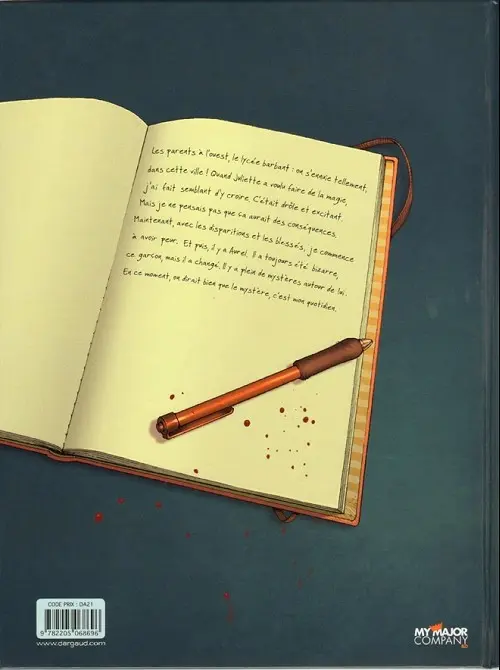 Verso de l'album Pleine lune Tome 1 Je ne veux pas te faire de mal