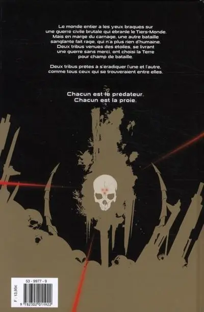Verso de l'album Predator Tome 1 La Proie des cieux