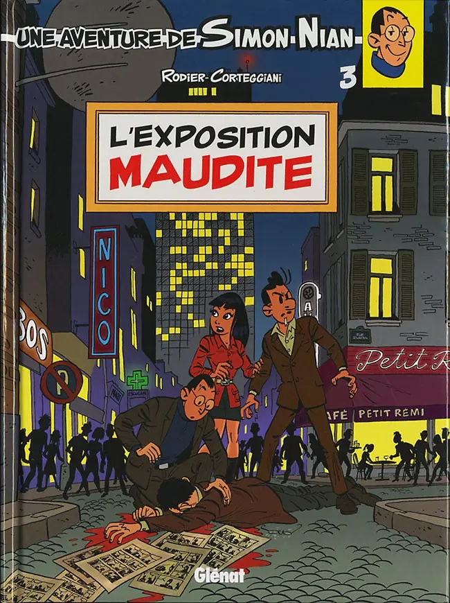 Couverture de l'album Une aventure de Simon Nian Tome 3 L'Exposition Maudite