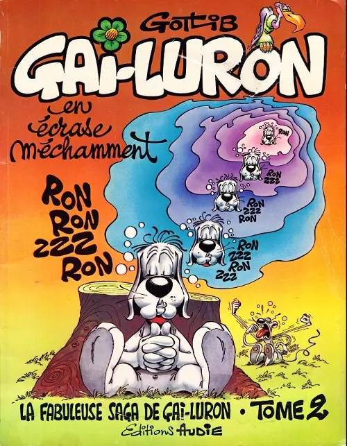 Couverture de l'album Gai-Luron Tome 2 Gai-Luron en écrase méchamment
