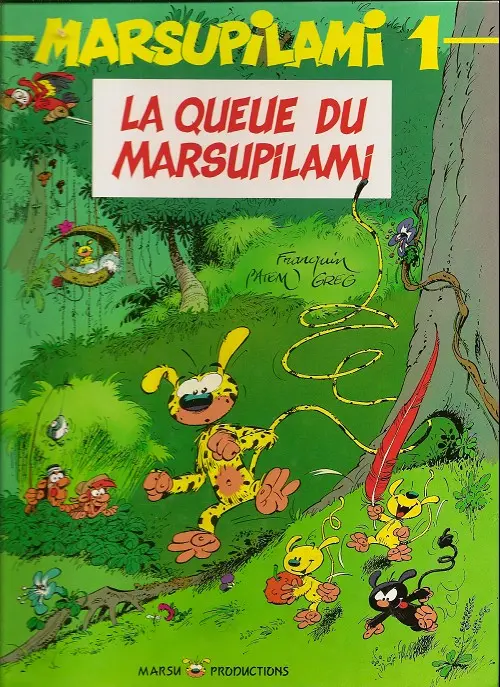 Couverture de l'album Marsupilami Tome 1 La queue du marsupilami