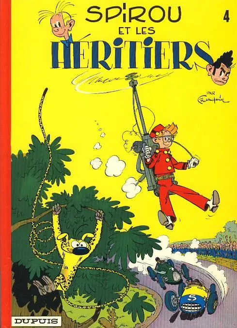Couverture de l'album Spirou et Fantasio Tome 4 Spirou et les héritiers