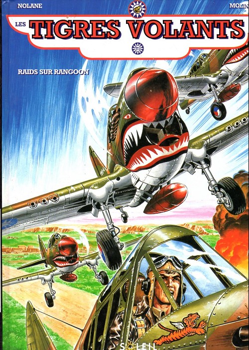 Couverture de l'album Les Tigres volants Tome 1 Raids sur Rangoon