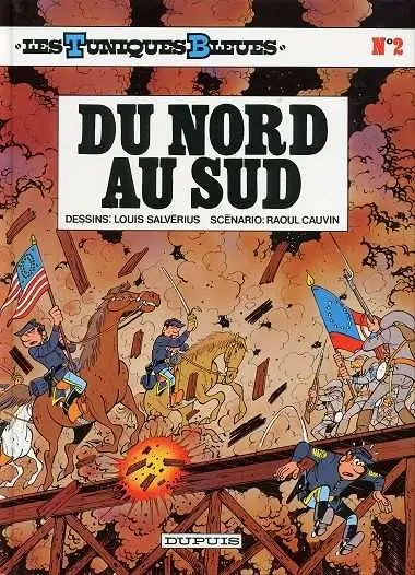 Couverture de l'album Les Tuniques Bleues Tome 2 Du nord au sud