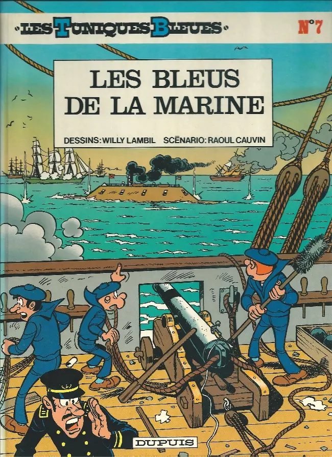 Couverture de l'album Les Tuniques Bleues Tome 7 Les bleus de la marine