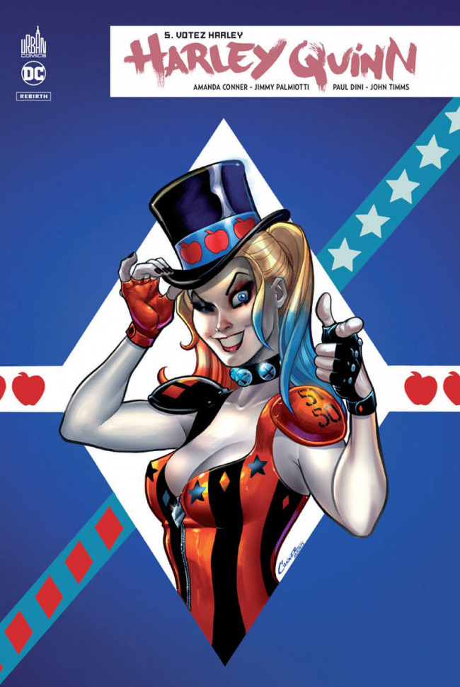 Couverture de l'album Harley Quinn Rebirth Tome 5 Votez Harley