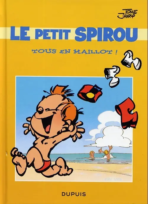 Couverture de l'album Le Petit Spirou Albums publicitaires pour Total Tous en maillot !