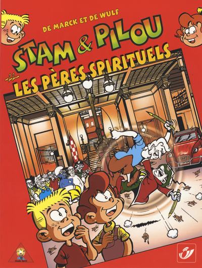 Couverture de l'album Les aventures involontaires de Stam & Pilou Tome 22 Les pères spirituels