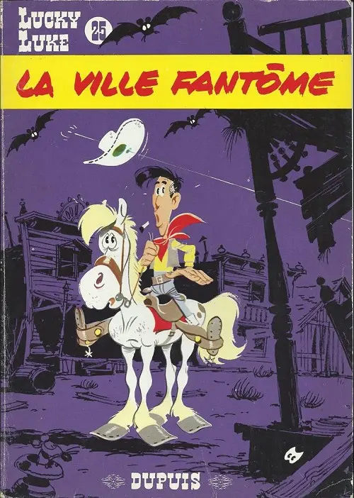 Couverture de l'album Lucky Luke Tome 25 La ville fantôme
