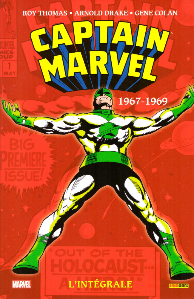 Couverture de l'album Captain Marvel - L'intégrale Tome 1 1967-1969