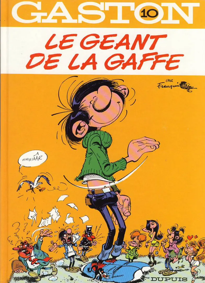 Couverture de l'album Gaston Tome 10 Le géant de la gaffe