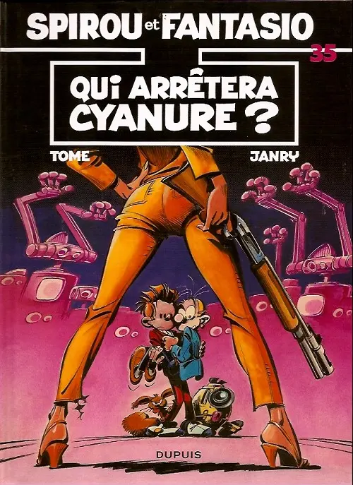 Couverture de l'album Spirou et Fantasio Tome 35 Qui arrêtera cyanure ?
