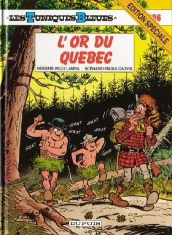 Couverture de l'album Les Tuniques Bleues Tome 26 L'Or du Québec