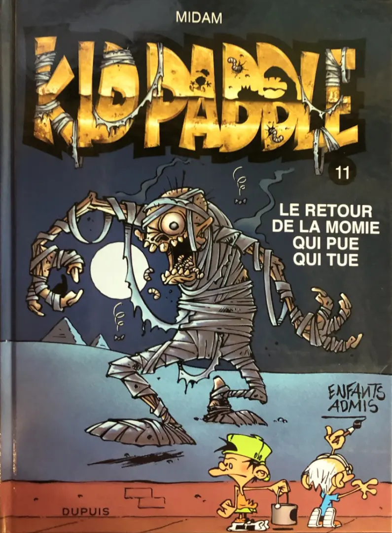Couverture de l'album Kid Paddle Tome 11 Le retour de la momie qui pue qui tue