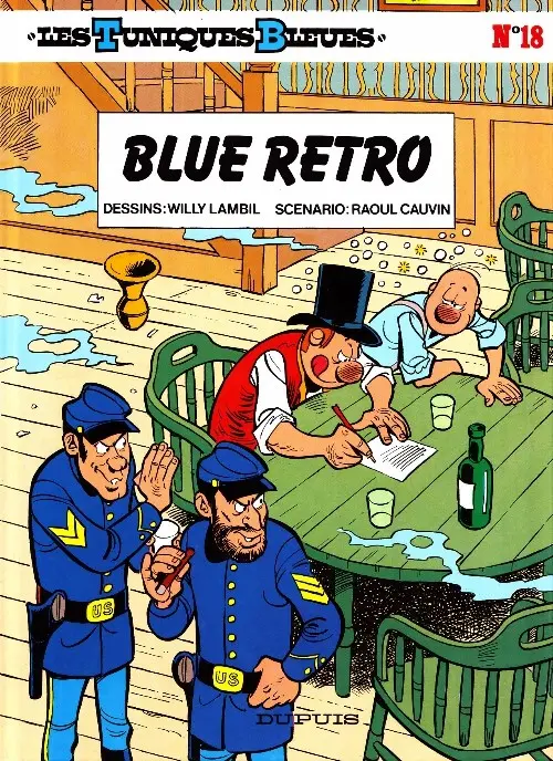 Couverture de l'album Les Tuniques Bleues Tome 18 Blue rétro