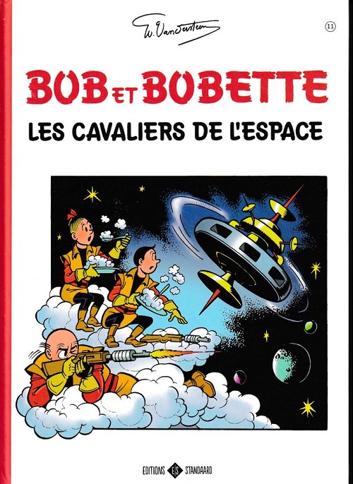 Couverture de l'album Bob et Bobette 11 Les cavaliers de l'espace