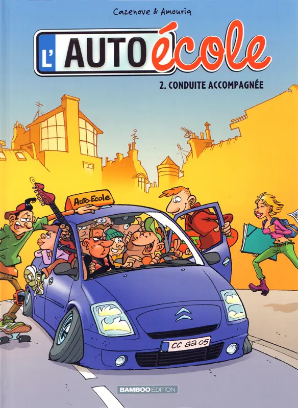 Couverture de l'album L'Auto école Tome 2 Conduite accompagnée