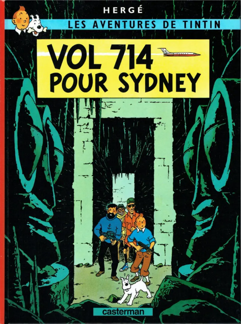 Couverture de l'album Tintin Tome 22 Vol 714 pour Sydney