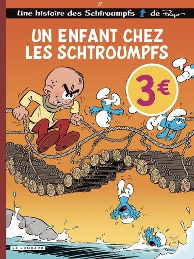 Couverture de l'album Les Schtroumpfs Tome 25 Un enfant chez les Schtroumpfs